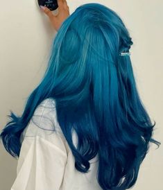 Hair Life, Blue Hair, Hair Makeup, Blonde, Hairstyles, My Style, Hair Styles, Makeup, Hair