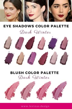 Deep Winter Palette Outfits Plus Size, Burnished Sultry Winter, Deep Winter Eye Makeup, Deep Winter Romantic Style, Deep Winter Palette Outfits Aesthetic, Winter Color Makeup