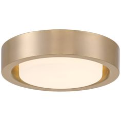 a round light fixture on a white background