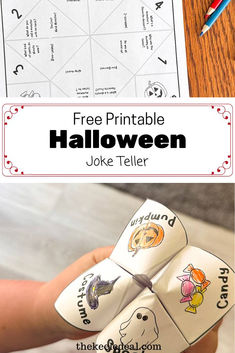 this free printable halloween joke teller is the perfect way to teach kids how to read it