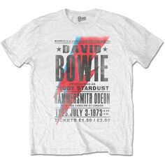 David Bowie Hammersmith Odeon Unisex T-Shirt Brazil Clothing, Bowie T Shirt, David Bowie Shirt, David Bowie Pictures, Bowie Shirt, David Bowie T Shirt, Tall Mug, Music Shirts, Vintage Graphic Tees