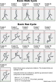 the basic instructions for running and walking