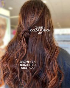 Grown Out Balayage, Red Copper Hair Color, Redken Hair Products, Redken Color, Long Hair Color