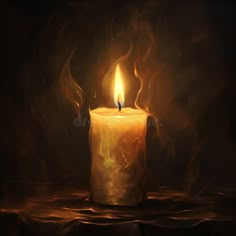 Candle Light Aesthetic, Candle Painting Art, Candles Painting, Capuchin Crypt, Phone Case Diy Paint, Castle Painting, Oil Painting For Beginners, Dark Paintings, Prophetic Art