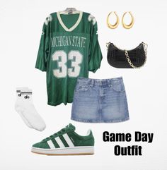 Game Day Outfit Winter, Day Outfit Winter, St Pattys Day Outfit, Gameday Fits