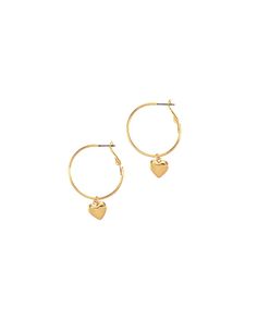 PRICES MAY VARY. CHICH HOOP DESIGN: Dauplaise Women's Heart Drop Earrings feature a trendy hoop design that adds a touch of sophistication to any outfit. The heart-shaped drop pendant adds a charming detail, making these earrings perfect for everyday wear or special occasions. AVAILABLE IN GOLD AND SILVER TONES: Choose from two versatile finishes to match your personal style. The gold tone finish offers a classic look, while the silver tone finish adds a modern touch. Both options complement a v Cute Gold Earrings, Dainty Gold Earrings, Hoop Design, Heart Drop Earrings, Stylish Earring, Stunning Earrings, Drop Pendant, Jewelry Earrings Hoops, Christmas List