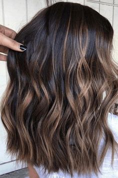 Latest Hair Color, Dark Hair With Highlights, Ombré Hair, Trendy Hair Color