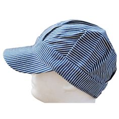 Key Imperial? Railroad Train Conductor Slouch Hat Hickory Stripe Snapback M18 Hat Is Pre Owned, However It Is Very Clean. Looks Like It Was Never Worn. No Funky Odors Or Stains.. Train Hat For Adult, Train Conductor Hats, Train Consuctor Hat, Vintage Blue Snapback Hat, Conductor Hat, Train Conductor, Imperial Blue, Vintage Pre-washed Snapback Hat, Slouch Hat