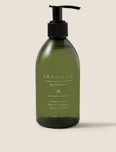 Tranquil Hand Wash 250ml | Apothecary | M&S Overnight Skin Care, Hemp Seed, Pump Bottle, Bath And Body Care, Travel Money, Hemp Seed Oil, Bottle Packaging, Hemp Seeds, Hand Lotion