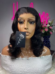 100% Human Hair  12" bouncy  Custom made wig  3x5 Lace Closure  Bleached knots  Pre-plucked hairline  Natural color  Ready To ship  It can be straightened. Bouncy Curls, Lace Wig, Lace Closure, 100 Human Hair, Lace Wigs, Natural Color, Human Hair, Beauty Book, Custom Made