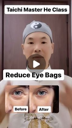 How To Remove Eye Bags, Removing Eye Bags, Obličejové Masky, Reduce Eye Bags, Become Healthy, Remove Eye Bags, Facial Massage Routine, Tips For Happy Life, Face Yoga Exercises