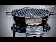 an image of a grill that is on top of a stand with the words, theale joviddos