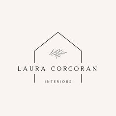 the logo for lauren coccoran interiors, an interior design studio in los angeles