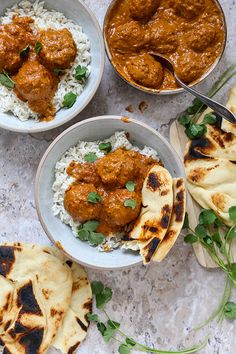 Butter Chicken Meatballs | www.floatingkitchen.net