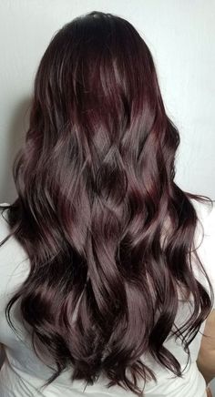 Merlot Brown Hair Color, Burgundy Mahogany Hair Color, Black Wine Hair Color, Hair Colour Mahogany, Blackish Red Hair Color, Dark Red Hair Color On Black Hair, Rasberry Brown Hair Colors, Red Hair Mahogany, Dark Cherry Brown Hair Burgundy