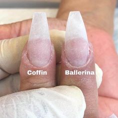 Ballerina Nails Shape, Ballerina Nails Designs, Acrylic Nail Shapes, Nagel Tips, Coffin Shape Nails, Ballerina Nails, Pretty Acrylic Nails, Types Of Nails