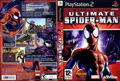 the ultimate spider - man video game cover