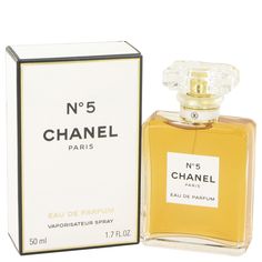 Chanel No. 5 Perfume by Chanel 1.7 oz Eau De Parfum Spray for Women. details and care  what is chanel no. 5 perfume?  chanel no. 5 is the legendary signature scent from chanel first released in 1921. This complex fragrance adapts to the wearer with floral notes of jasmine, iris, ylang-ylang and rose over a woodsy amber base.  what does it smell like?  it's like sipping champagne at a gala in roaring '20s paris.  fragrance family  floral  scent type:  complex florals with warm amber, wood and pat Chanel No 5 Perfume, Chanel N5, Chanel #1, Chanel No 5, Chanel Perfume, Kids Perfume, Chanel Paris, No 5, Women Perfume