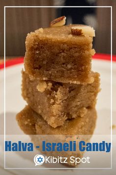 Sesame Candy, Jewish Desserts, Halva Recipe, Homemade Strawberry Sauce, Jewish Foods, Homemade Snickers, Jewish Food, Food From Around The World, Easy No Bake Desserts