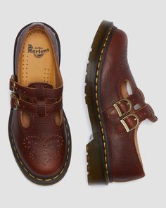 8065 Ambassador Mary Jane in | Dr. Martens Vintage Sketchers Outfit, Doc Martin Mary Janes, 8065 Mary Jane Outfit, Cute Doc Martens, Shoe Inspo Women, 8065 Dr Martens Outfit, Fall Shoes Aesthetic, Mary Janes Docs, Doc Mary Janes