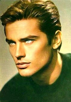 Male Model Face, Blue Eyed Men, Face Profile, Men Haircut Styles, Mens Haircuts Short, Alain Delon, Model Face, Face Men, Mens Hairstyles Short