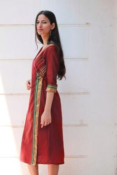 Kurti Types, Churidhar Tops, Mogra Designs, Recycle Saree, Saree Outfits, Tassels Fashion Clothing, Plazo Pants, White Kurti, Outfit Traditional