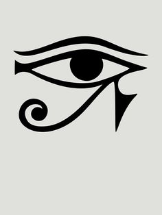 the eye of horus is an egyptian symbol that depicts the eyes of god and goddesses