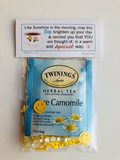 twinings tea with chamomile on the side