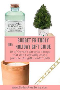 the holiday gift guide for moms and dads is featured in this postcard