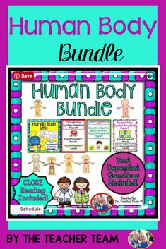 the human body bundle includes posters and activities for students to use on their own hands