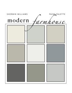 the modern farmhouse house color scheme