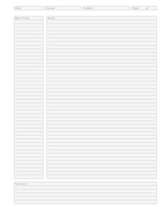 a blank paper with lines on it