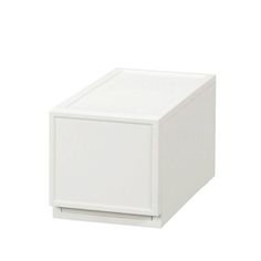 an empty white box on a white background