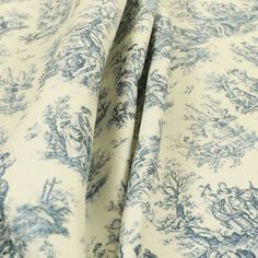 the blue and white toiler print on fabric is very similar to this one