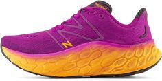 Amazon.com | New Balance Women's Fresh Foam X More V4 Raisin/Dark Ember 8 B (M) | Road Running Narrow Road, Road Running, Running Shoe, Raisin, New Balance, Light Blue