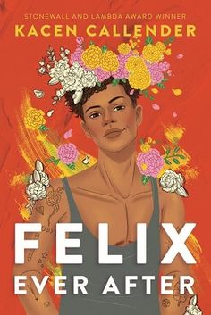 a woman with flowers on her head and text that reads,'flix ever after you