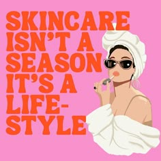 SKINCARE ISN'T A SEASON IT'S A LIFESTYLE is perfect for any Esthetician, or for the Esthetician in your life.  You are purchasing an INSTANT DOWNLOAD file. :) **You can use these files to put it on anything you would like.  ONCE PURCHASED: How do ya get them? - After the payment is cleared, you will be taken to the Etsy download page for download. You can also find the files on your Etsy account under "Orders"/Purchases & Reviews". Etsy will immediately notify you automatically when your downloa Esthetician Humor, Spa Content, Skincare Facemask, Esthetician Inspiration, Esthetician School, Esthetician Marketing, Skin Care Business, Skin Aesthetics, Routine Skin