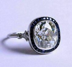 Looking for similar items? www.best-rings.com Find many great new & used options and get the best deals for Art Deco Style 2.55 Ct Lab Created Diamond 14K White Gold Plated Engagement Ring at the best online prices at eBay! Free shipping for many products! Rings Aquamarine, Diamond And Sapphire Ring, Bijoux Art Deco, Diamond Engagement Rings Cushion, Cushion Cut Diamond Ring, Ring Cushion, 1920s Art, Cushion Diamond, Aquamarine Jewelry