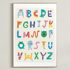 This whimsical alphabet art print is inspired by my love for funny characters, silly monsters, and made-up animals, along with my belief that something educational is most effective when it is also fosters a child's imagination and playful spirit. Whimsical Alphabet, Silly Monsters, Funny Characters, Alphabet Art Print, Funny Character, Children's Art, Alphabet Art, Writing Ideas, Art Wall Kids