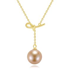 PRICES MAY VARY. Timeless Sophistication: Lustrous 10-11mm diameter round golden South Sea cultured pearl. Can be worn on any occasion, whether formal evening event or everyday casual. The radiant golden pearl offers an exclusive, ageless appeal that elevates any ensemble with its subtle opulence. Women's Pearl Necklace: Revel in the charm of a high-caliber golden pearl delicately nestled in 925 sterling silver. Each necklace boasts a robust, adjustable chain, ensuring a perfect fit for an etern Gold Necklace With Tahitian Pearl Round Beads, Gold Tahitian Pearl Necklace With Pearl Charm, Gold Tahitian Pearl Necklace With Pearl Pendant, Gold Tahitian Pearl Single Strand Necklace, Yellow Gold Tahitian Pearl Drop Necklace, Single Pearl Pendant, Black Pearl Necklace, Tahitian Black Pearls, Pearl Pendant Necklace