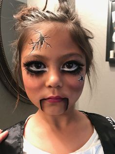 Broken Doll Halloween Costume, Halloween Doll Makeup, Hayride Ideas, Scary Doll Makeup, Broken Doll Halloween, Creepy Doll Makeup, Cracked Doll Makeup, Cracked Doll, Doll Makeup Tutorial