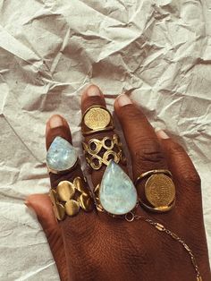 Moonstone Aura Ring Sun Amulet, Clean Vibes, Earthy Rings, Amulet Ring, Aura Ring, Afro Jewelry, Xoxo Jewelry, Cowrie Shell Jewelry, Moonstone Gemstones