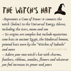 the witch's hat poem