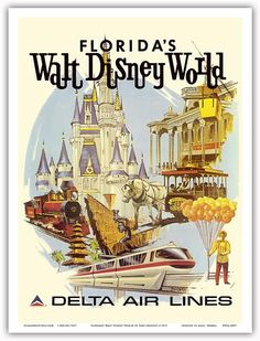 an advertisement for the florida walt world