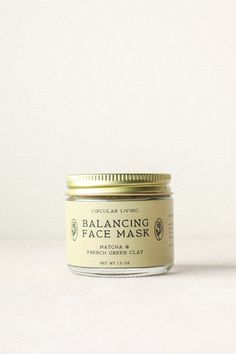 Balancing Face Mask – Earthen Clear And Glowing Skin, French Green Clay, French Green, Green Clay, Tighten Pores, Facial Mist, Clay Mask, Ceramic Studio, Clay Masks