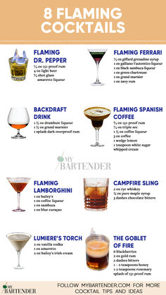 Flaming Cocktails Flaming Cocktails, Manly Cocktails, Whiskey Cocktails Easy, Strong Cocktails, Cocktail Recipes Whiskey, Boozy Drinks