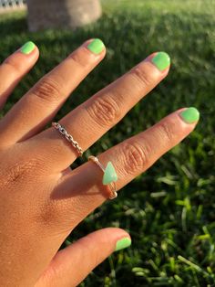 Handmade Green Aventurine Ring Aventurine Ring, May 5, Green Aventurine, Rings Statement, Statement Rings, Jewelry Rings, Angeles, United States, Etsy Uk