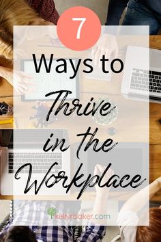 people working on laptops with the words 7 ways to thieve in the workplace