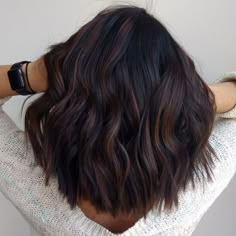 32 Inspiring Fall Hair Colors Ideas For 2019#Nails #NailArt #NailPolish #GelNails #GelPolish #Acrylics #Manicure #Pedicure #ManiPedi #InstaNails #NailArtist #NailAddict #NailCare #NailPorn #NailsOfInstagram Dark Red Hair Color Balayage, Dark Hair With Ombre Balayage, Dark Black Hair Styles, Level 3 Hair With Balayage, Two Tone Brunette Hair Dark, Dark Brown Hair Balayage Short Straight, Fall Hair 2023 Dark, Fall 2023 Mid Length Hair, Dark Brown Hair With Darker Highlights