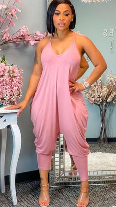 Oversized Jumpsuit, Atlanta Fashion, Harem Jumpsuits, Classy Casual Outfits, Classy Casual, Casual Jumpsuit, Jumpsuit Fashion, Summer Clothes, Catsuit